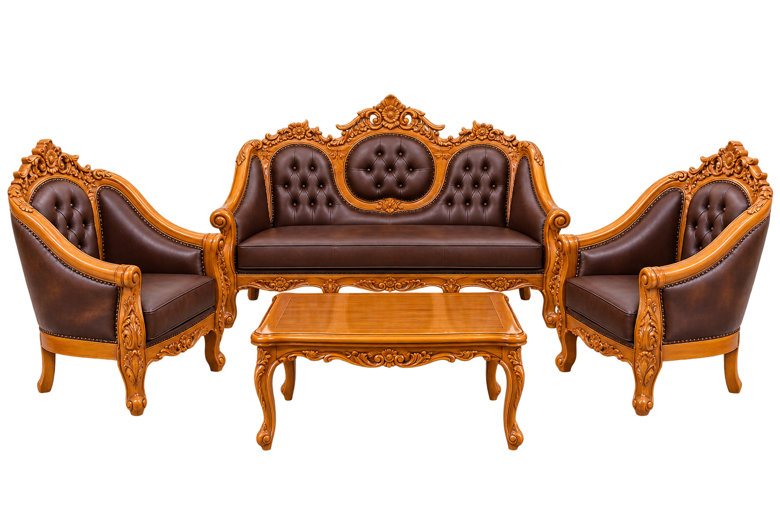 Wooden King Sofa