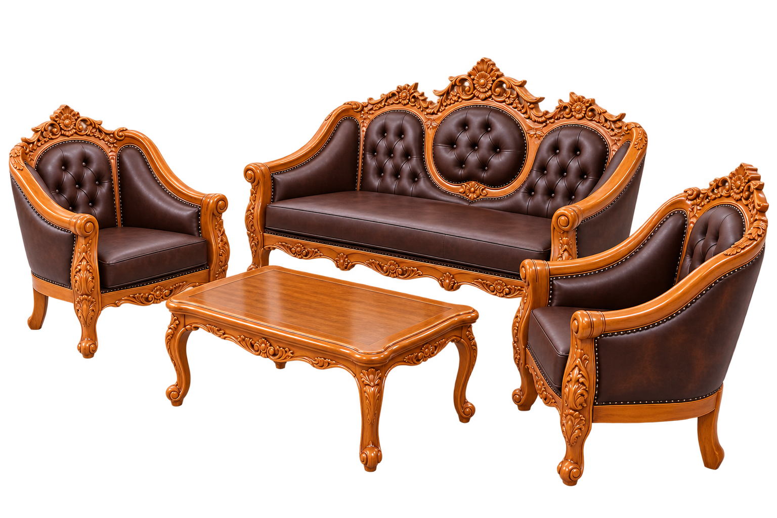 Wooden King Sofa thumbnail 3