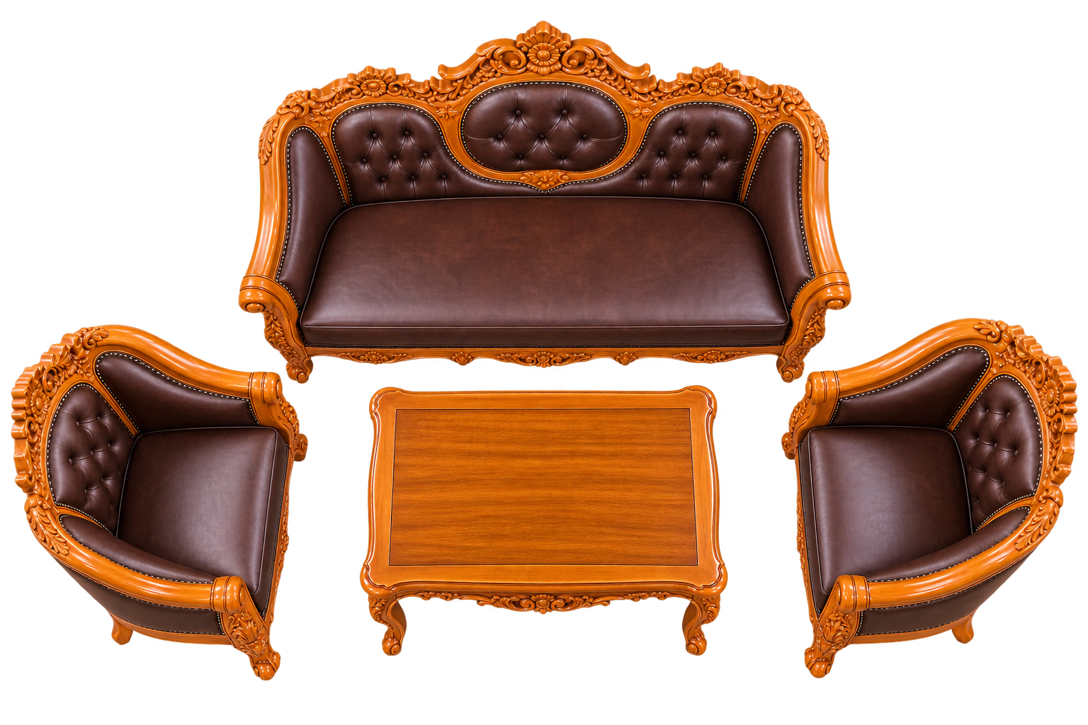 Wooden King Sofa thumbnail 4