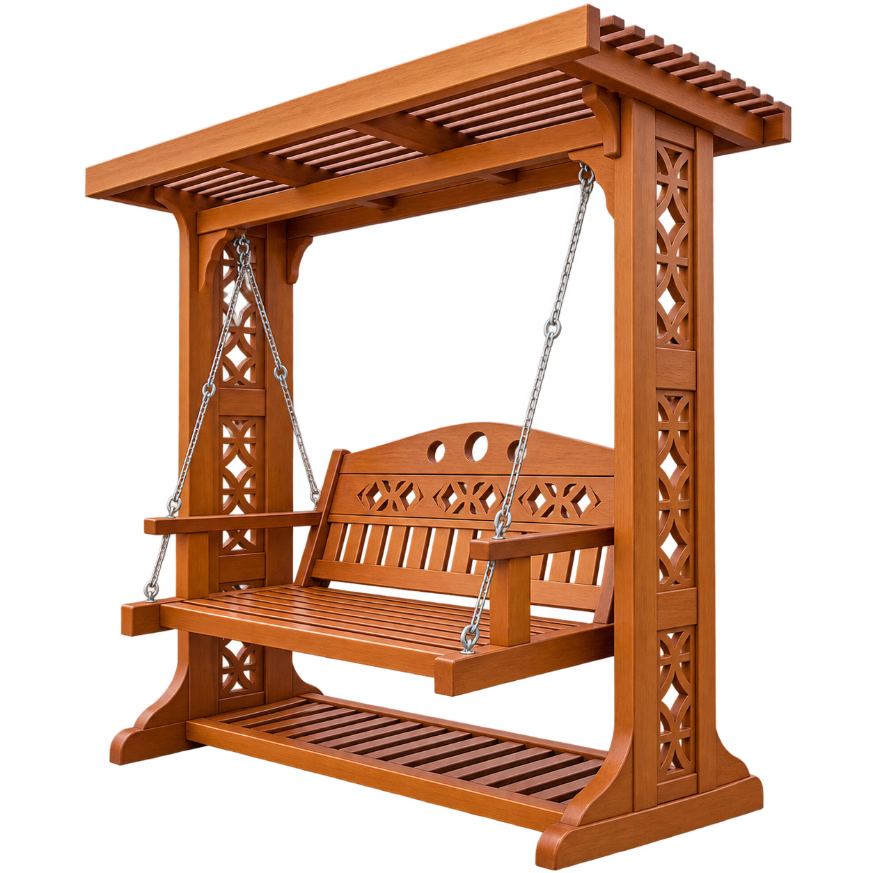 Wooden Traditional Swing thumbnail 3